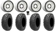 KMC Grenade Bdlk 15" Wheels Mh +10mm 32" Rampage Fury Tires RZR XP 1K / PRO XP