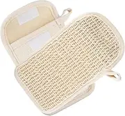 TOBBOMEY 2pcs Household Soap Pouches Foaming Mesh Bar Cotton Linen Portable Lightweight Great for Cleaning and Travel