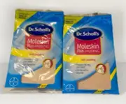 (2) Dr. Scholl’s Moleskin Plus Padding 4 5/8” x 3 3/8” 3 Count Packages