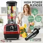 Maxkon 2L Blender Smoothie Commercial Mixer Food Processor Juicer Ice Crush Red