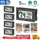 5PCS Digital LCD Indoor Temperature Humidity Meter Thermometer Hygrometer Tester
