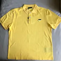 在飛比找蝦皮購物優惠-保證全新正品 Prada 黃色 網眼 短袖 POLO衫 si