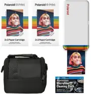 Polaroid Hi-Print - Bluetooth Connected 2x3 Pocket Phone Photo Printer with 2...