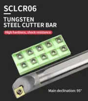 Carbide Blade Lathe Tungsten Steel Cutter Bar Internal Hole Turning Tool Set