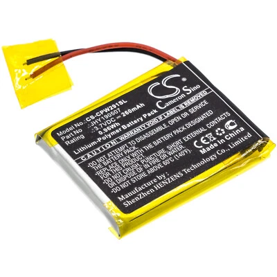 0.78Wh 3.7V 210mAh Battery For Compustar 2W901R-SS,P/N: JHY190507 Entry Systems