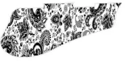Pickguard Pick Guard 5120 Graphical Graphic Guitar Paisley BK-WH