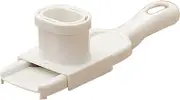 STOBAZA Garlic Chip Slicer Garlic 2-in-1 Manual Potato Slicer Kitchen Vegetable Cutter Garlic Shredder
