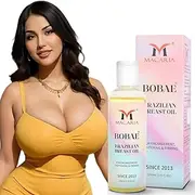 Bobae Brazilian Breast Oil | Bust Tightening Shape & Size up Toning Oil Quick Growth Lifting & Firming Breast Enhancement Gel for bigger Boobs for Women enlargement cream for quick growth