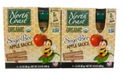 North Coast Organic Sugar Bee Apple Sauce - 2 Boxes - 8 Pouches Total