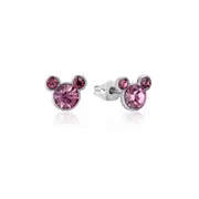 Couture Kingdom Disney Mickey Mouse Birthstone SS 12mm Stud Earrings June