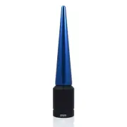 New Blue Mini Spiked Stubby Aluminum Antenna 4" AM FM Fits Jeep Wrangler Liberty