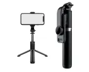 Bluetooth Selfie Stick Remote Control Phone Stand Holder for IOS/Android Black