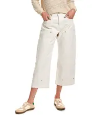 RE/DONE The Shortie Vintage White Jean