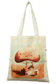 Donkey House Small Canvas Tote Bag--MON-TB009