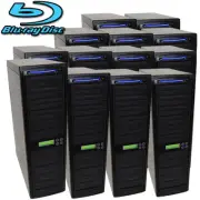 250 SATA Burner Blu-ray Daisy Chain Duplicator - Standalone CD DVD Copier + HDD
