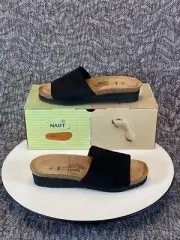 Naot Alana 4447 Sandal Women's 38 / 7 Black Stretch Slide