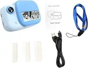 Instant Camera | Instant Camera Toy with High-Definition 1080P Digital Camera,Instant Print Small Camera with Real-time 3-inch Large Screen for Boys, Girls,