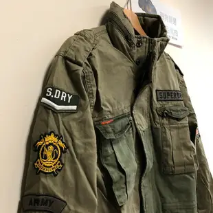 跩狗嚴選 超特價 極度乾燥 Superdry Rookie M65 撞色 拼色 軍裝夾克 外套 純棉 卡其 軍綠 6+1口袋 徽章 mix