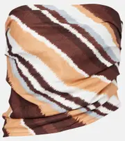 [Faithfull] Faithfull Setubai striped linen top AU 10 brown