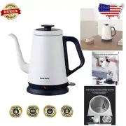 Stylish 1.0L Electric Gooseneck Kettle for Effortless Brewing - 1000W Power