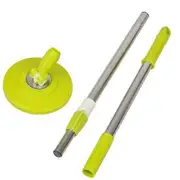 1 Set Thickened Spin Mop Pole Replaceable Universal Handle Replacement Accessories green