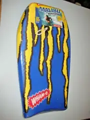 Vintage 1998 Wham O Malibu 27” Boogie Board W/ Learn To Surf Leash New Old Stock