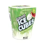 Ice Breakers Ice Cubes Sugar Free Xylitol Gum, Kiwi Watermelon, 3.24 Oz