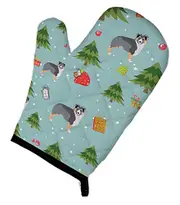 Christmas Australian Shepherd Oven Mitt, , Caroline's Treasures