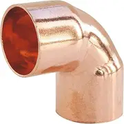 SOMATHERM FOR YOU - Elbow Copper Soldering Small Radius 90° - Double Internal Thread - for Copper Pipe Diameter 12 - Bag 2 Parts