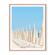 Prepared Framed Printed Wall Art - Timber