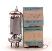 2 Magnavox 12BA6/HF93/CV1928 Pentode RF Amplifier Radio Audio Vacuum Tube Valve-