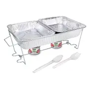 Buffet Kit Disposable Chafing Dish Buffet Set - Chafing Dishes for Buffet & Cate