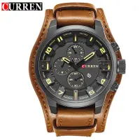 在飛比找蝦皮購物優惠-CURREN 卡瑞恩 8225 偽三眼 時尚手錶 男錶日曆手