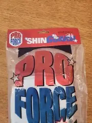 ProForce Cloth Sparring Shin Guards Karate Taekwondo Child Large White