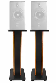 (2) Rockville 28" 2-Tone Studio Monitor Speaker Stands For ATC SCM20ASL Pro mk2