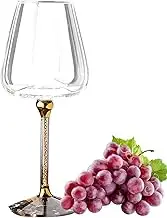 Wine Cup,Glass Wine Cups | Crystal Glassware Rolling Ergonomic Organizer Holder for Cocktail Drinking Birthday Pool Wedding Outdoor