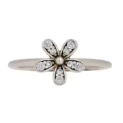 NEW Authentic Pandora Dazzling Daisy Ring - Silver Clear 52 (US 6) 190932CZ