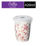 【樂扣樂扣】SILBY典雅陶瓷保鮮杯/420ML(春暖花開)