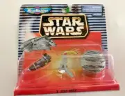 Star Wars Micro Machines X Lars Landspeeder Incom T-16 Skyhopper Death Star II