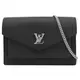 Louis Vuitton LV M63471 MYLOCKME 小牛皮轉釦翻蓋斜背WOC鍊包.黑