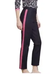 *NWT* BODEN Richmond Tuxedo Ribbon Side Stripe Ankle Trousers Pants Sz 4 P