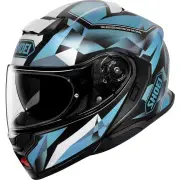 Neotec 3 Fragments TC-2 Black White Blue Flip Up Helmet
