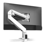 Desky Single Monitor Arm - White