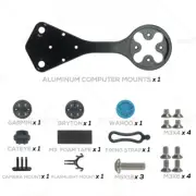 Bike Handlebar Aluminum Computer Mount/Support GPS/Garmin/Bryton/Wahoo Mount CNC