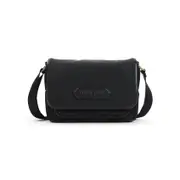 [Tom Ford] Tom Ford-Black Messenger Polyester Shoulder Bag-Uomo OS OS