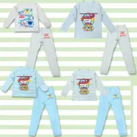 在飛比找momo購物網優惠-【SuperWings】男童棉絨保暖彈性套裝-米色/淡藍色/