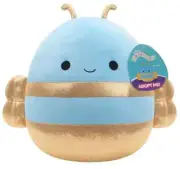 SQUISHMALLOWS Adopt Me! QUEEN BEE 14" Sparkly Gold Wings Jumbo Plush 2023 BNWT