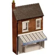 OO Gauge Bachmann Low Relief Butchers Shop Building 44-209 Scenecraft Model Rail