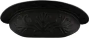 (5 Pack) 2-1/2 inch Baroque Scroll Work Cup Pull Oil Rubbed Bronze