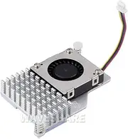 Official RPi Active Cooler Compatible with Raspberry Pi 5 Temperature-Controlled Blower Fan Aluminium Heatsink with Thermal Tapes to Accelerate Heat Dissipation